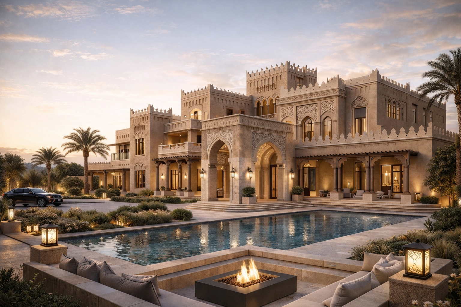 فيلا حديثة — واجهة رئيسية